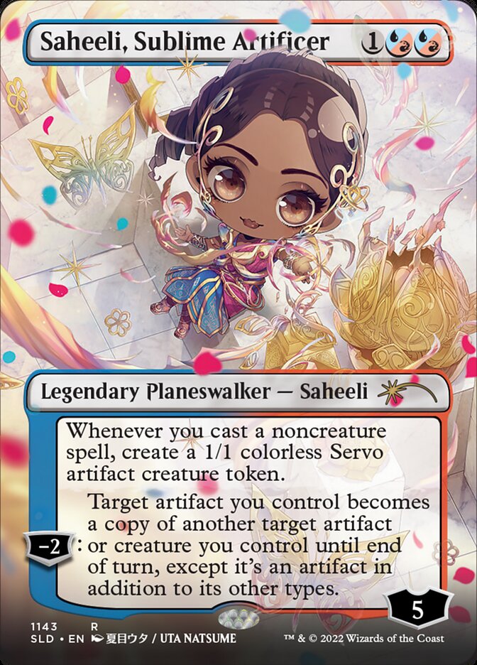 Saheeli, Sublime Artificer (Borderless) [Secret Lair Drop Series] | Gamer Loot