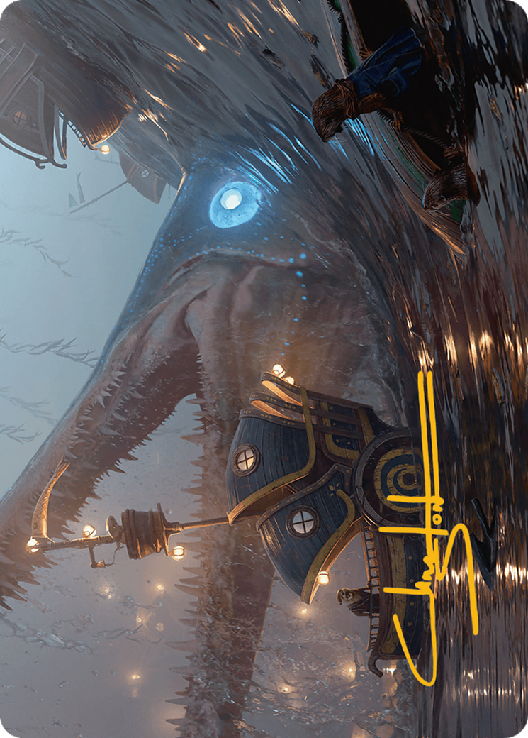 Eluge, the Shoreless Sea Art Card (Gold-Stamped Signature) [Bloomburrow Art Series] | Gamer Loot