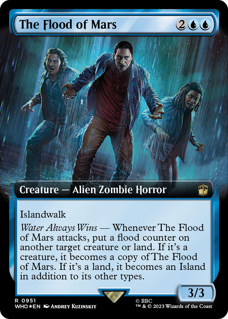 The Flood of Mars (Extended Art) (Surge Foil) [Doctor Who] | Gamer Loot