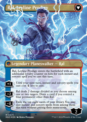 Ral, Monsoon Mage // Ral, Leyline Prodigy (Borderless) (Textured Foil) [Modern Horizons 3] | Gamer Loot