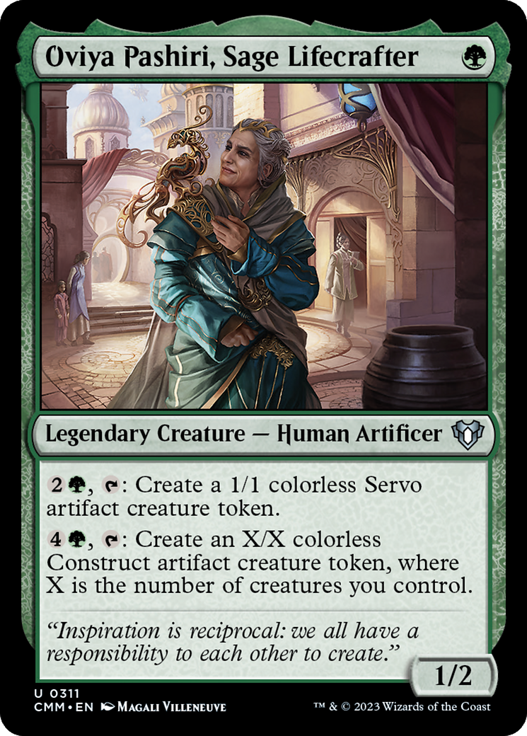 Oviya Pashiri, Sage Lifecrafter [Commander Masters] | Gamer Loot
