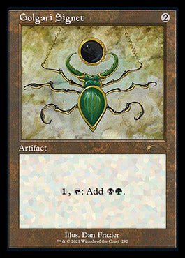 Golgari Signet (Retro) [Secret Lair Drop Series] | Gamer Loot
