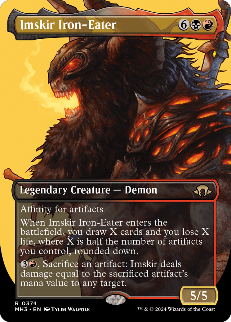 Imskir Iron-Eater (Borderless) [Modern Horizons 3] | Gamer Loot