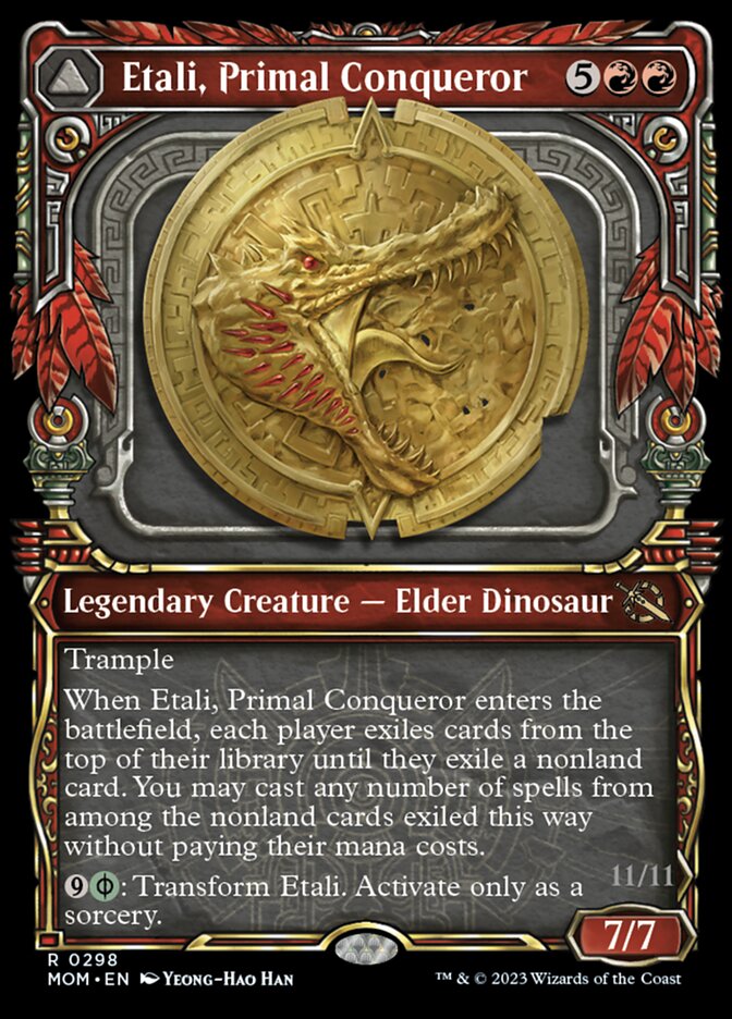 Etali, Primal Conqueror // Etali, Primal Sickness (Showcase Planar Booster Fun) [March of the Machine] | Gamer Loot