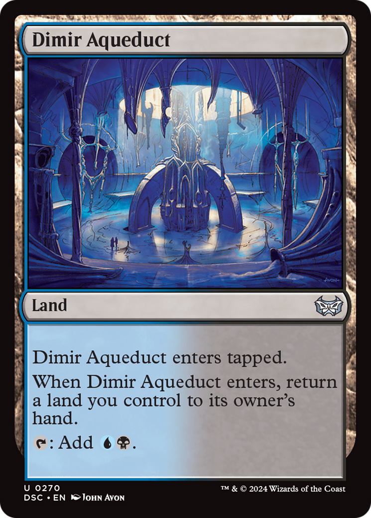 Dimir Aqueduct [Duskmourn: House of Horror Commander] | Gamer Loot