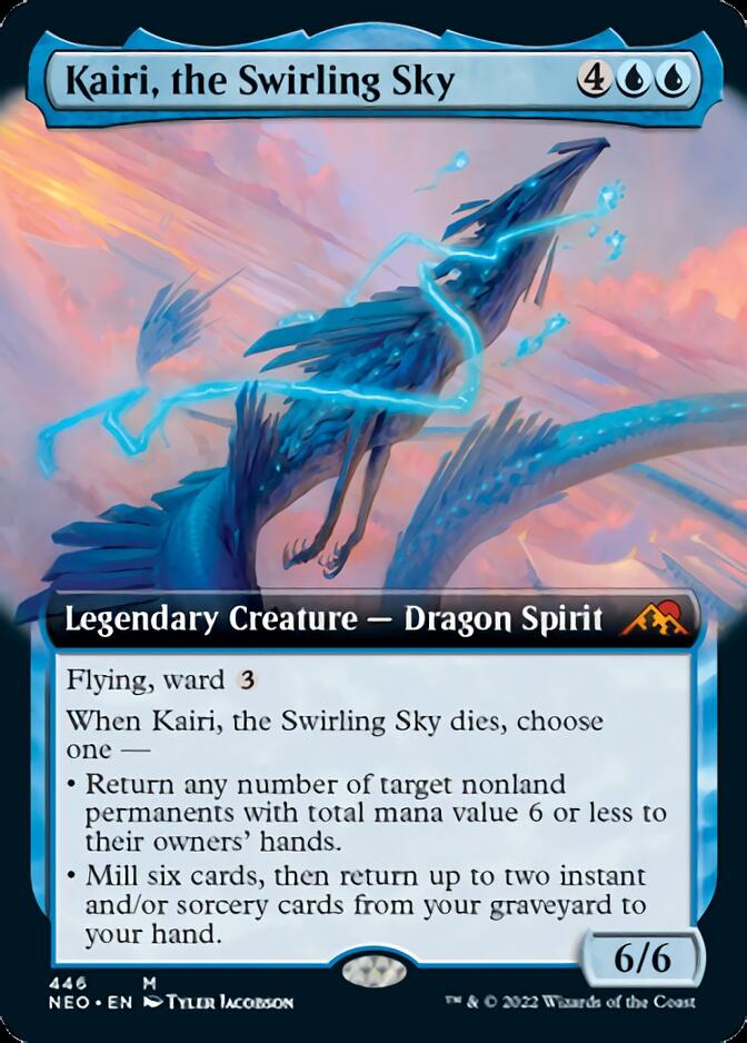 Kairi, the Swirling Sky (Extended Art) [Kamigawa: Neon Dynasty] | Gamer Loot