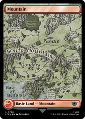 Mountain (720) (Surge Foil) [The Lord of the Rings: Tales of Middle-Earth] | Gamer Loot