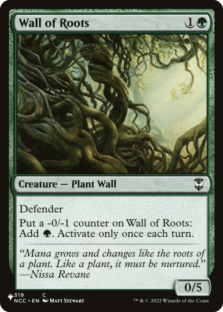 Wall of Roots [The List Reprints] | Gamer Loot