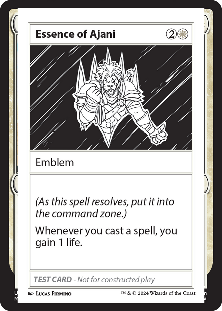 Essence of Ajani [Mystery Booster 2 Playtest Cards] | Gamer Loot