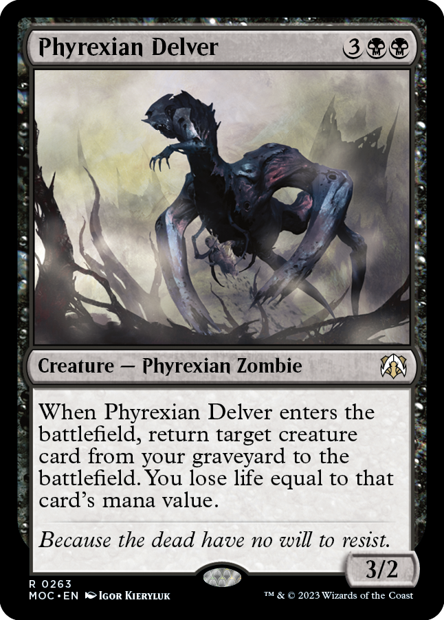 Phyrexian Delver [March of the Machine Commander] | Gamer Loot