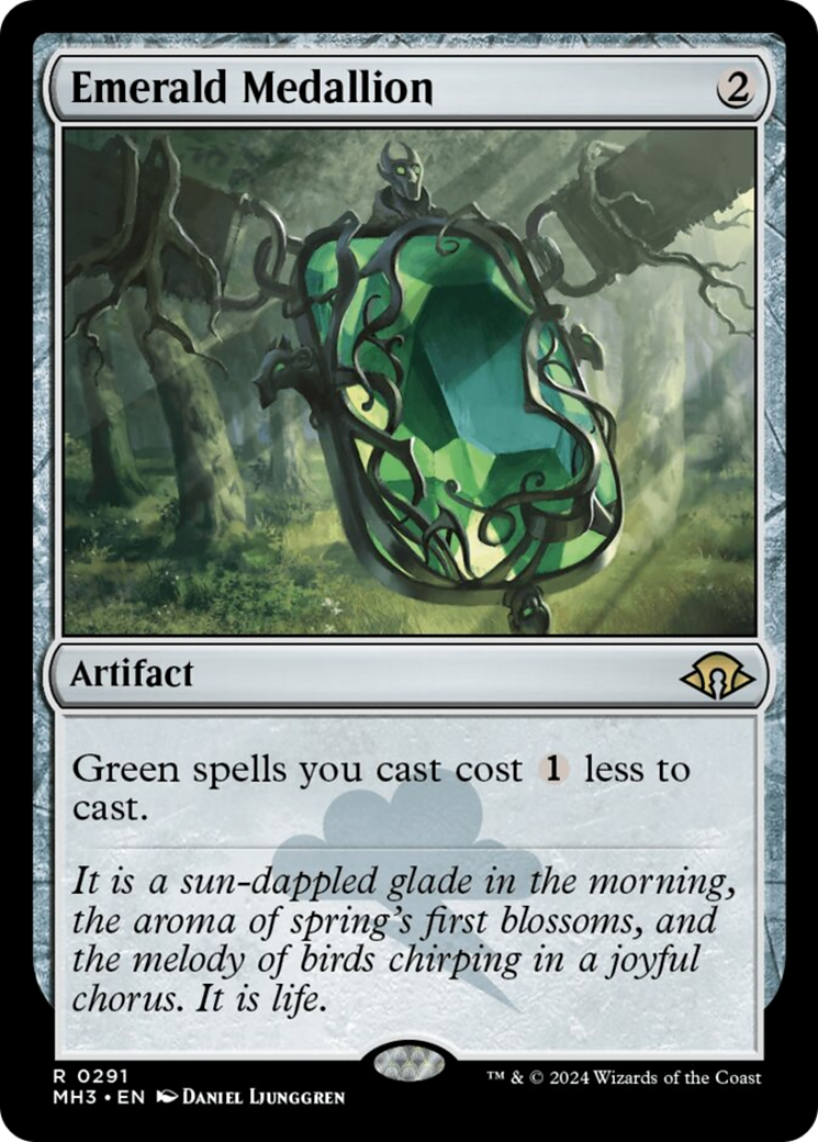 Emerald Medallion [Modern Horizons 3] | Gamer Loot