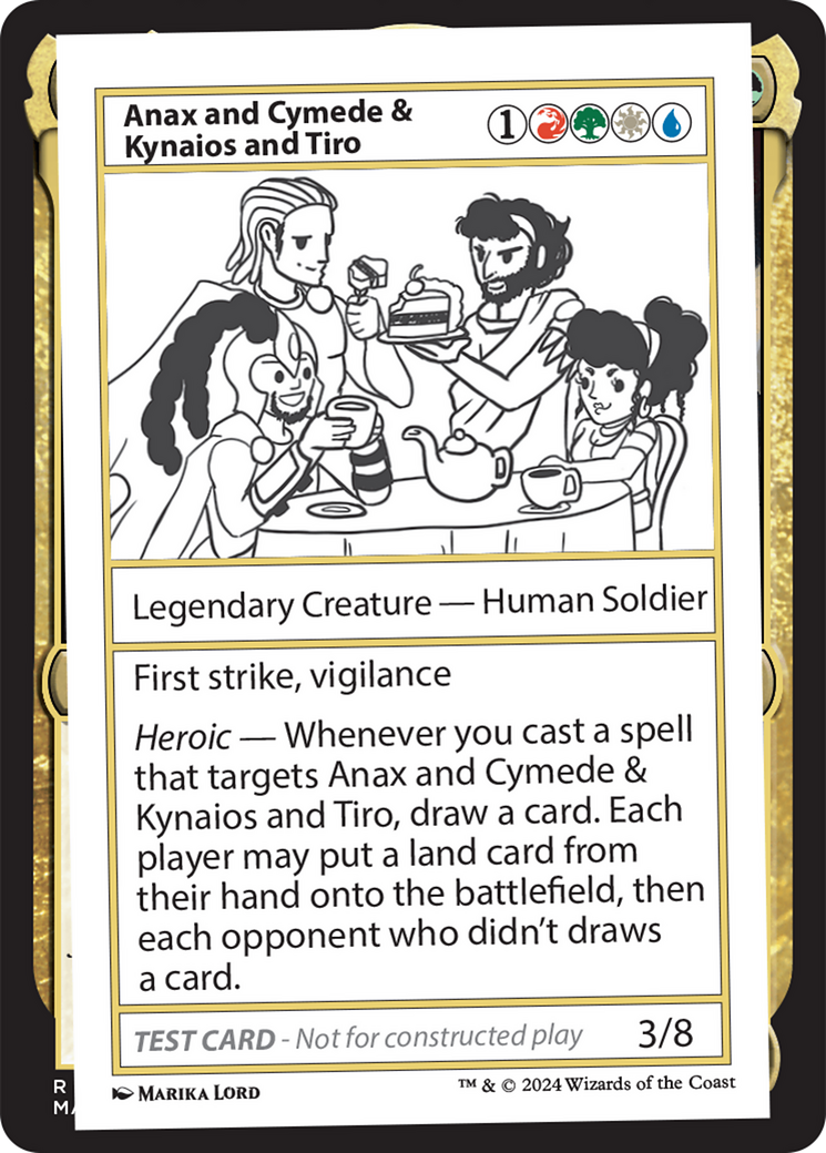 Anax and Cymede & Kynaios and Tiro [Mystery Booster 2 Playtest Cards] | Gamer Loot