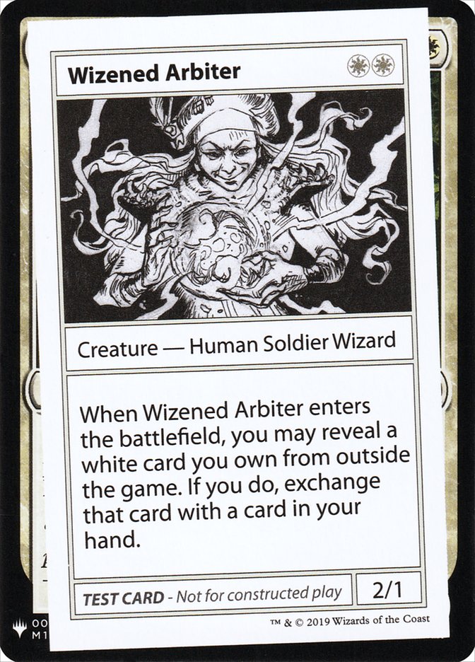 Wizened Arbiter [Mystery Booster Playtest Cards] | Gamer Loot