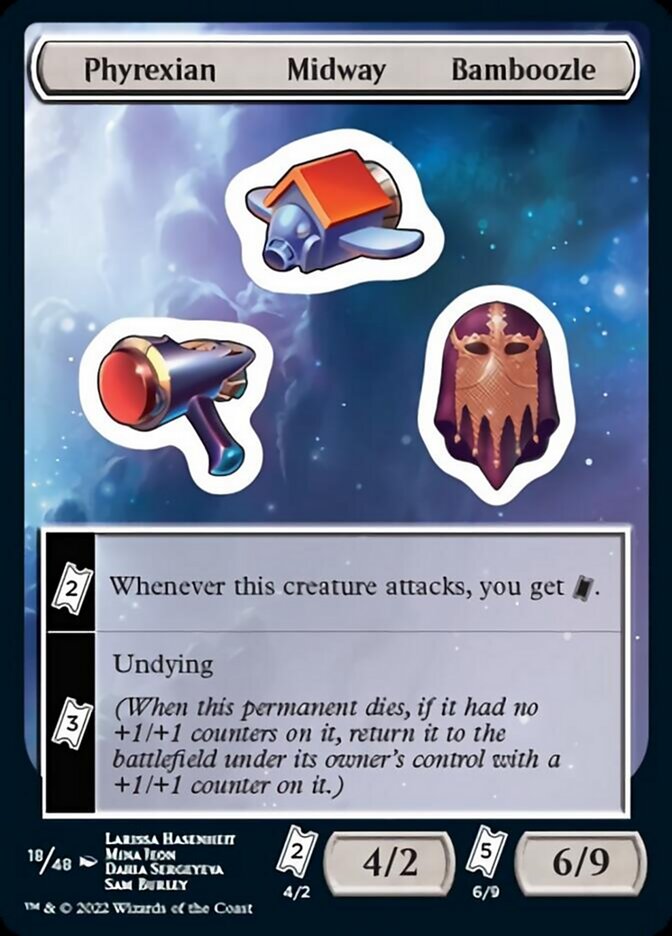 Phyrexian Midway Bamboozle [Unfinity Stickers] | Gamer Loot