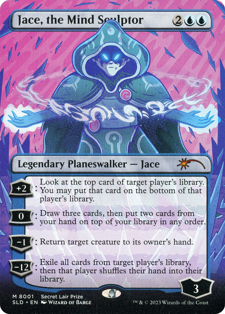 Jace, the Mind Sculptor (Borderless) [Secret Lair Drop Promos] | Gamer Loot