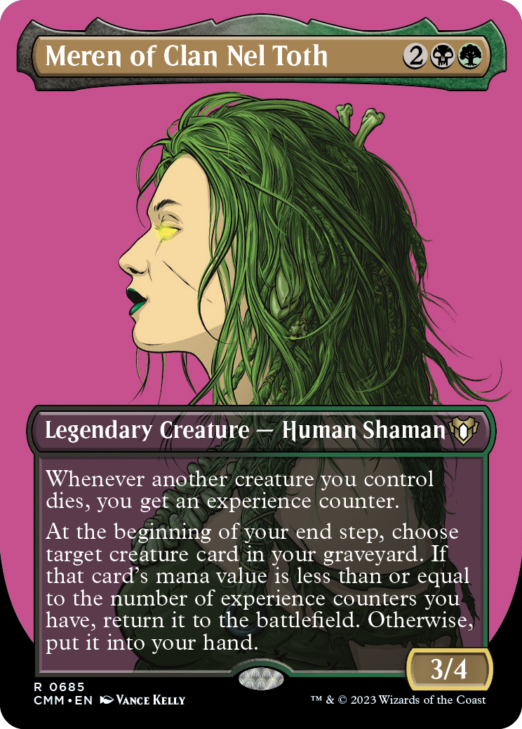 Meren of Clan Nel Toth (Borderless Profile) [Commander Masters] | Gamer Loot