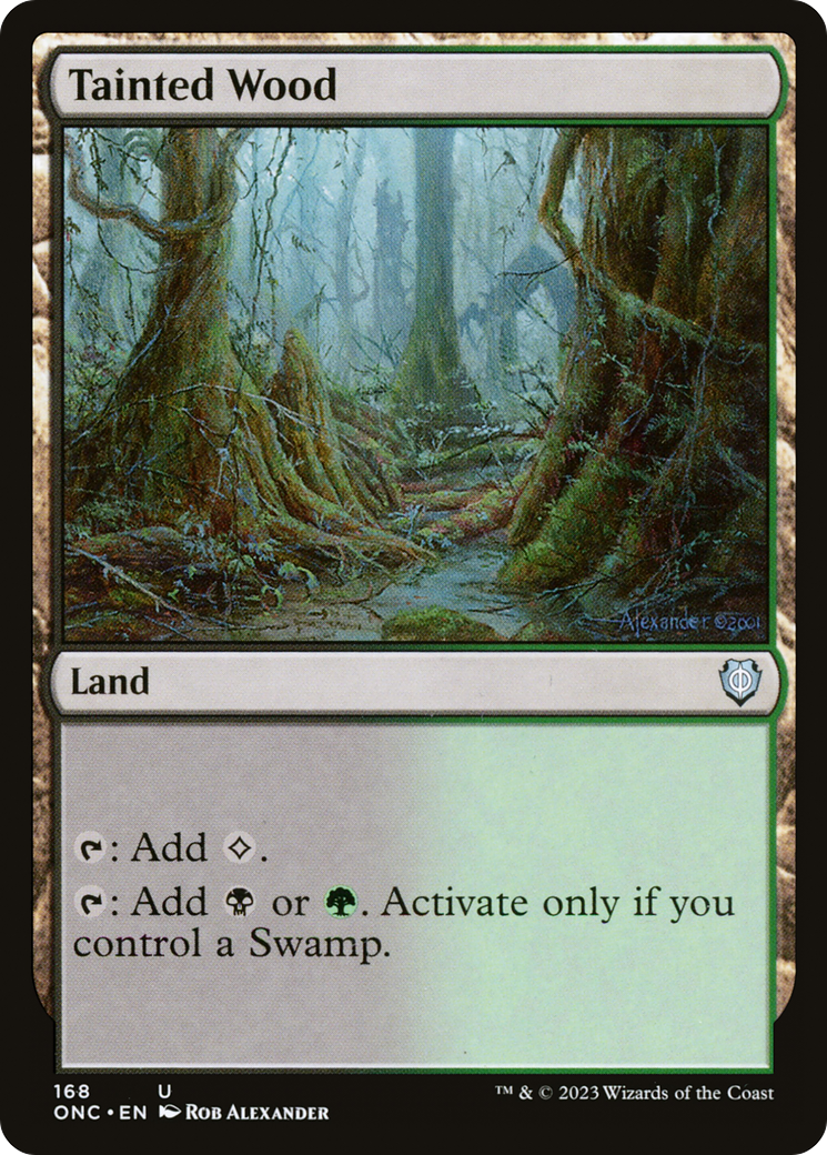 Tainted Wood [Phyrexia: All Will Be One Commander] | Gamer Loot