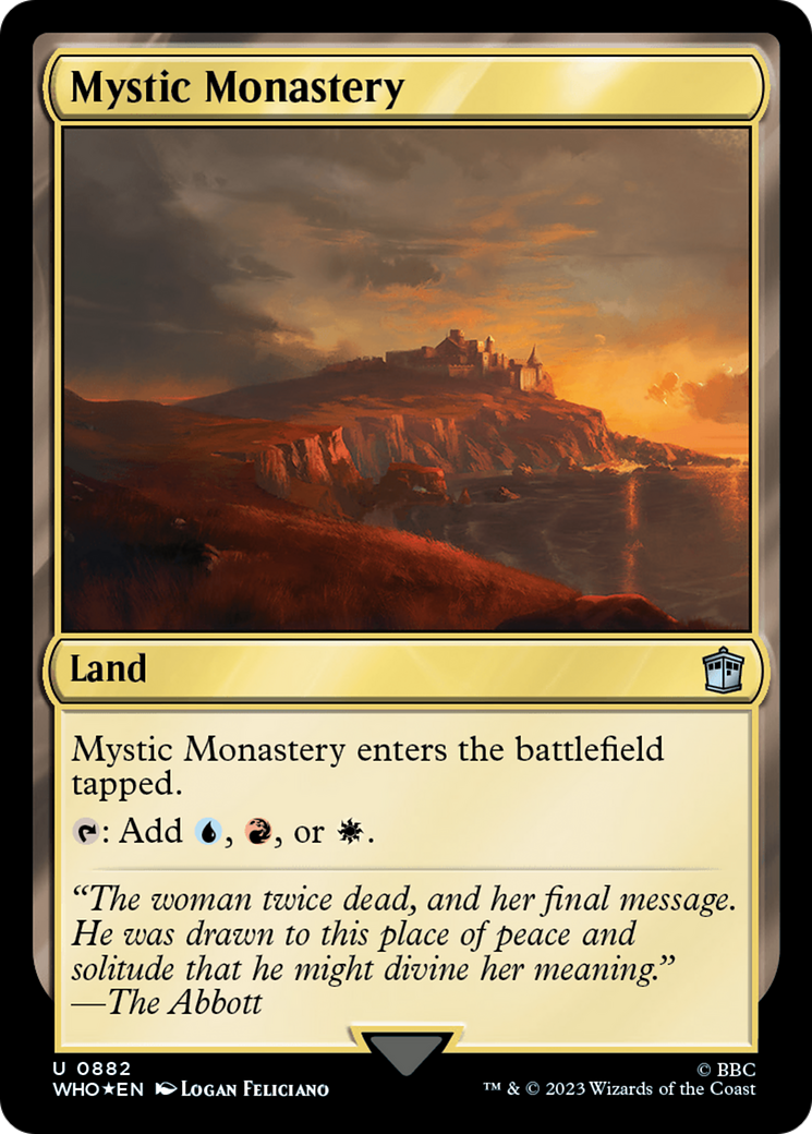 Mystic Monastery (Surge Foil) [Doctor Who] | Gamer Loot