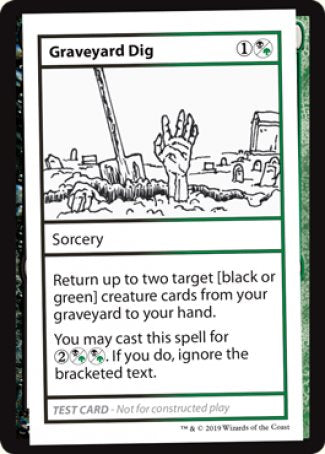 Graveyard Dig (2021 Edition) [Mystery Booster Playtest Cards] | Gamer Loot