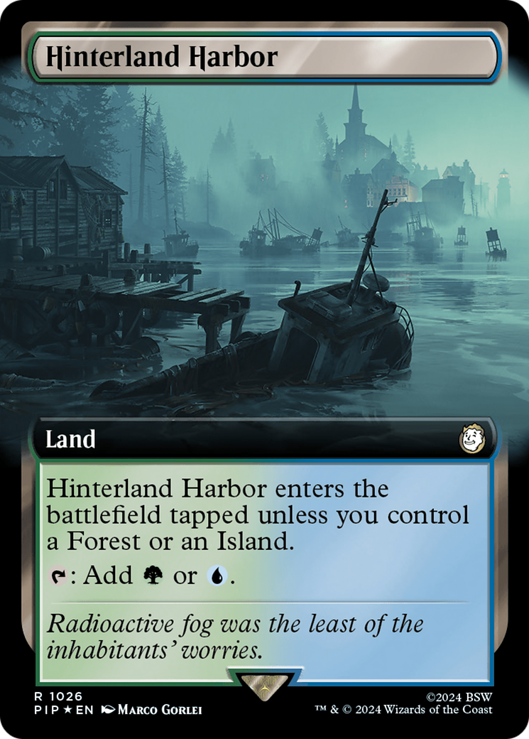 Hinterland Harbor (Extended Art) (Surge Foil) [Fallout] | Gamer Loot