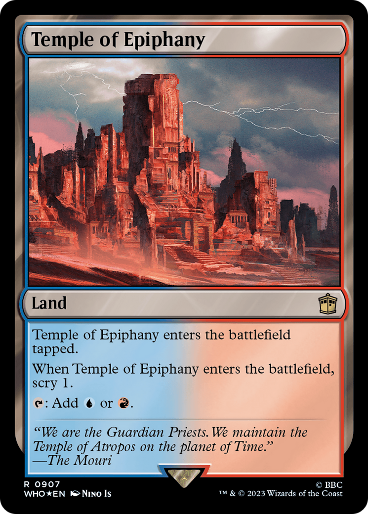 Temple of Epiphany (Surge Foil) [Doctor Who] | Gamer Loot