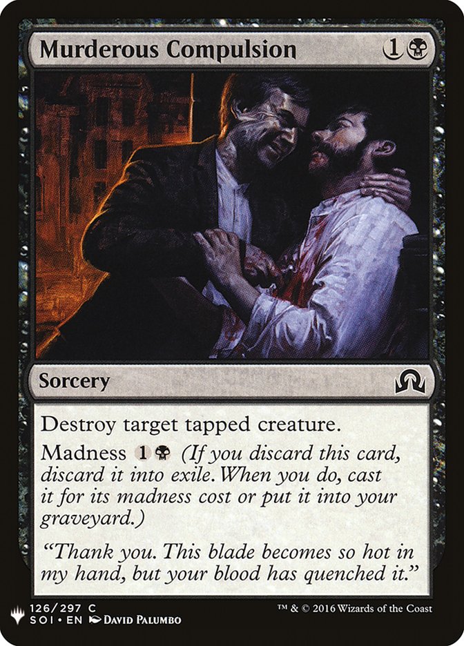 Murderous Compulsion [Mystery Booster] | Gamer Loot