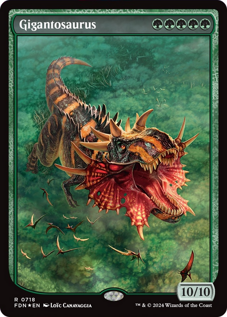 Gigantosaurus (Full Art) [Foundations] | Gamer Loot