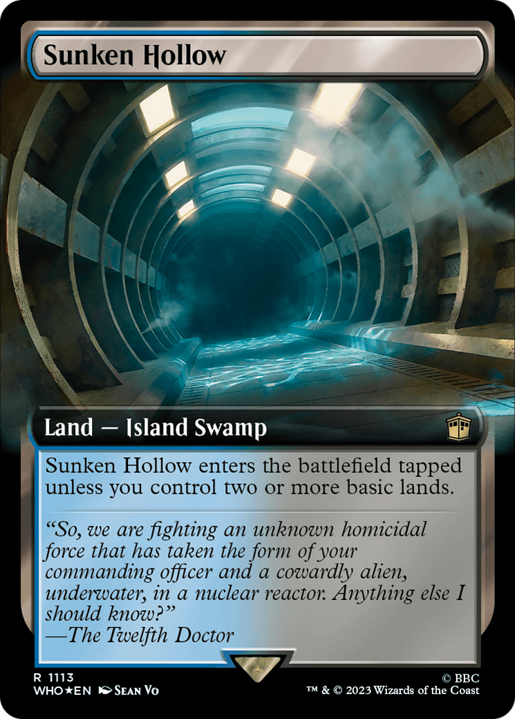Sunken Hollow (Extended Art) (Surge Foil) [Doctor Who] | Gamer Loot