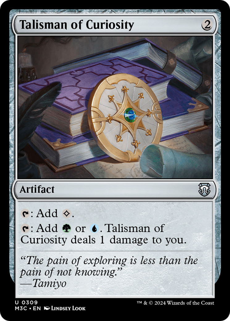 Talisman of Curiosity (Ripple Foil) [Modern Horizons 3 Commander] | Gamer Loot