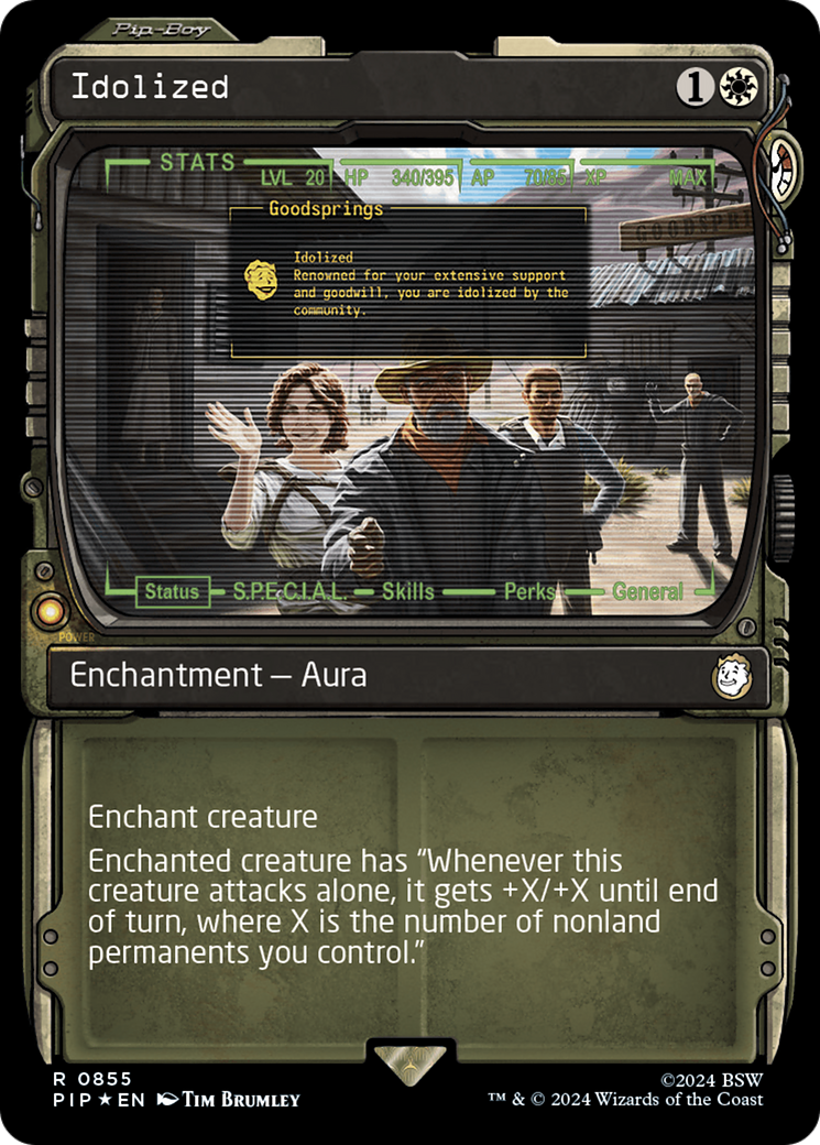 Idolized (Showcase) (Surge Foil) [Fallout] | Gamer Loot