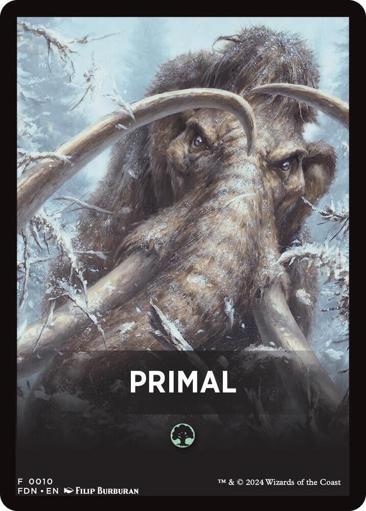 Primal Theme Card [Foundations Tokens] | Gamer Loot