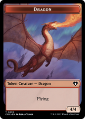 Dragon // Kor Ally Double-Sided Token [Commander Masters Tokens] | Gamer Loot