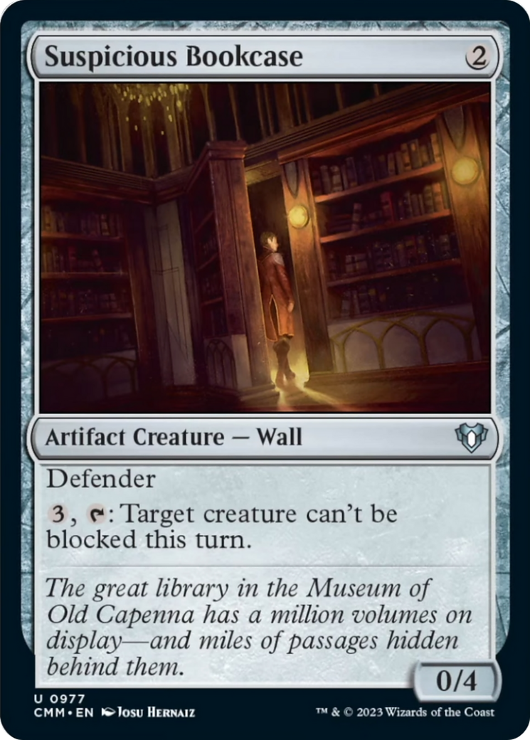 Suspicious Bookcase [Commander Masters] | Gamer Loot