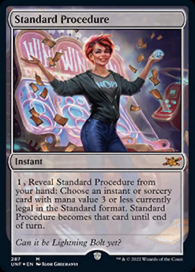 Standard Procedure (Galaxy Foil) [Unfinity] | Gamer Loot