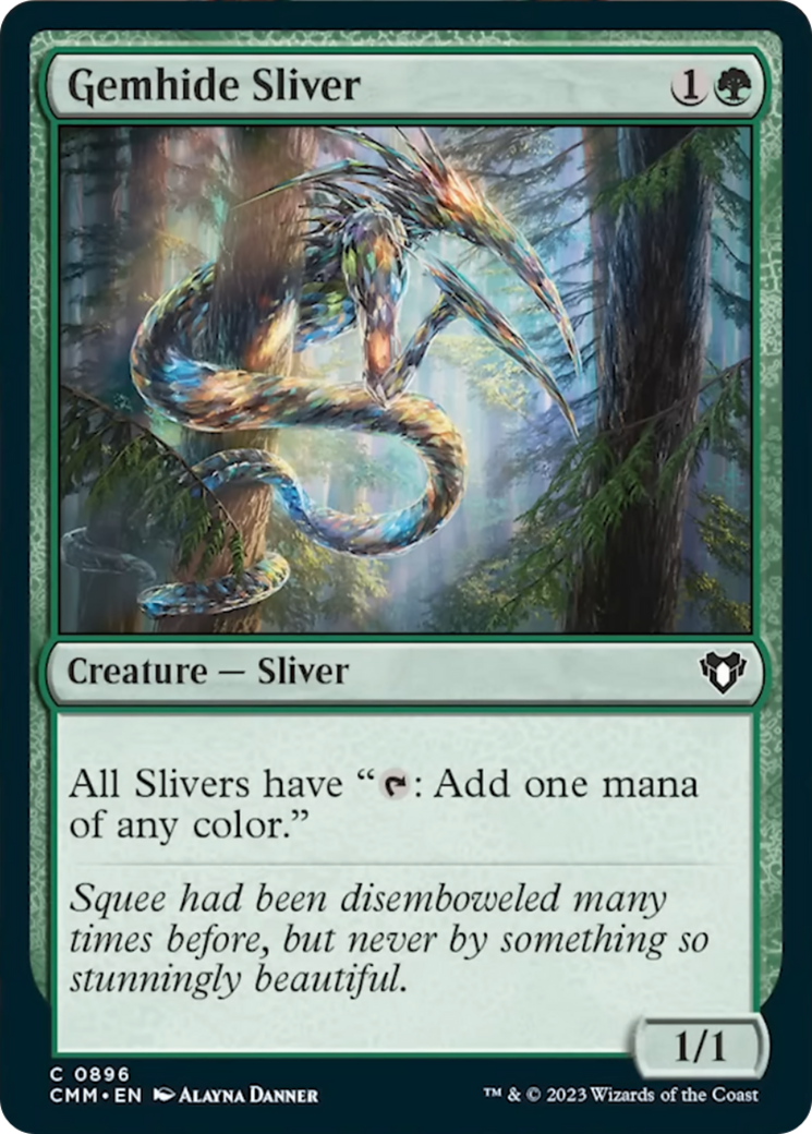 Gemhide Sliver [Commander Masters] | Gamer Loot