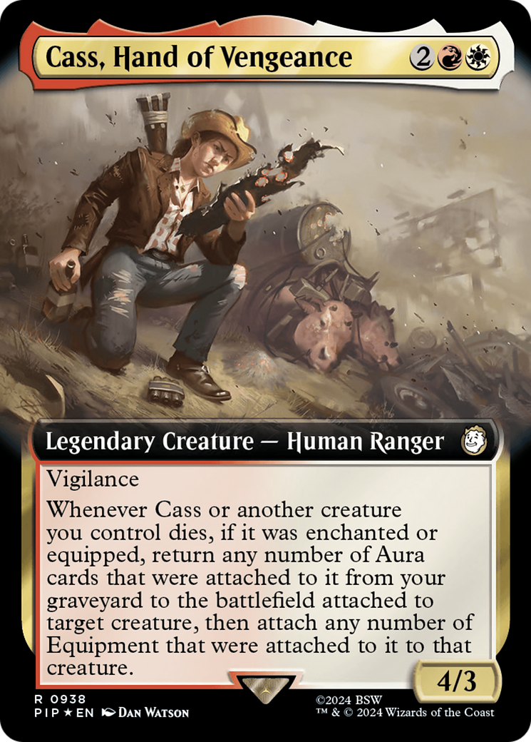 Cass, Hand of Vengeance (Extended Art) (Surge Foil) [Fallout] | Gamer Loot