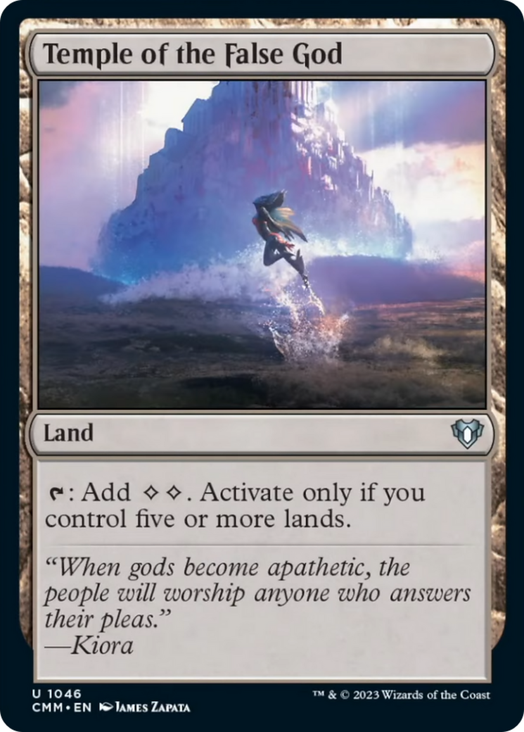 Temple of the False God [Commander Masters] | Gamer Loot