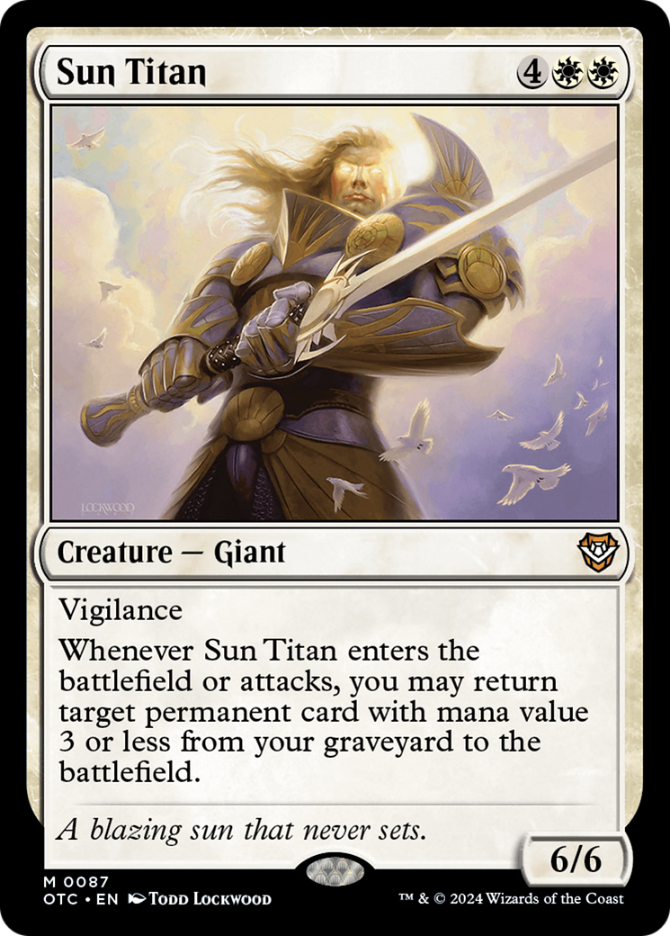 Sun Titan [Outlaws of Thunder Junction Commander] | Gamer Loot