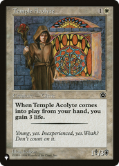 Temple Acolyte [The List Reprints] | Gamer Loot