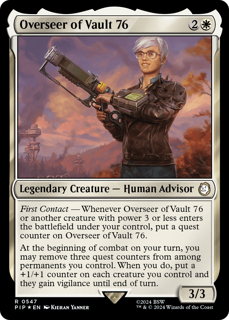 Overseer of Vault 76 (Surge Foil) [Fallout] | Gamer Loot