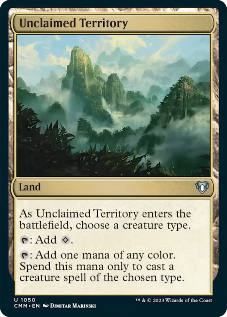 Unclaimed Territory [Commander Masters] | Gamer Loot