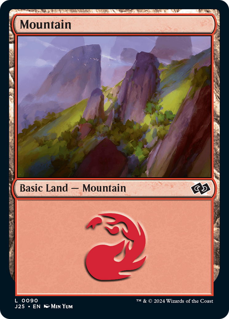 Mountain (90) [Foundations Jumpstart] | Gamer Loot