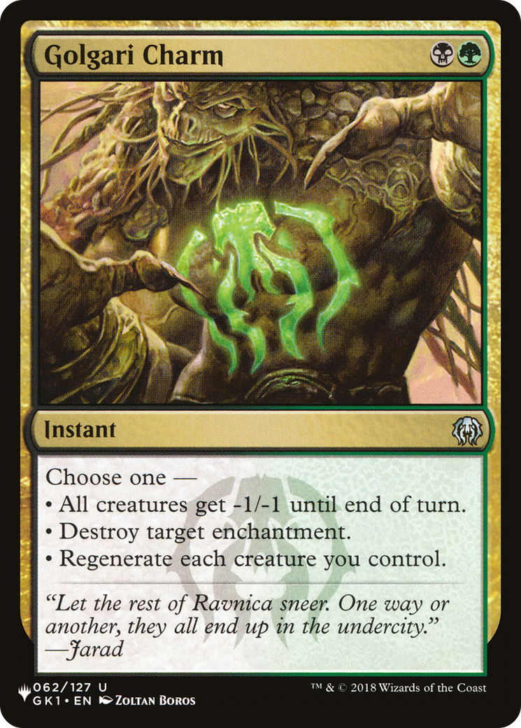 Golgari Charm [The List] | Gamer Loot