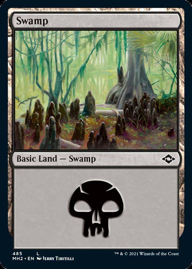 Swamp (485) (Foil Etched) [Modern Horizons 2] | Gamer Loot