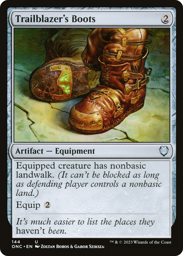 Trailblazer's Boots [Phyrexia: All Will Be One Commander] | Gamer Loot