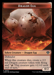 City's Blessing // Dragon Egg Double-Sided Token [Commander Masters Tokens] | Gamer Loot