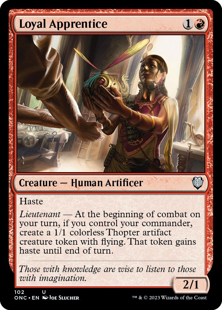 Loyal Apprentice [Phyrexia: All Will Be One Commander] | Gamer Loot