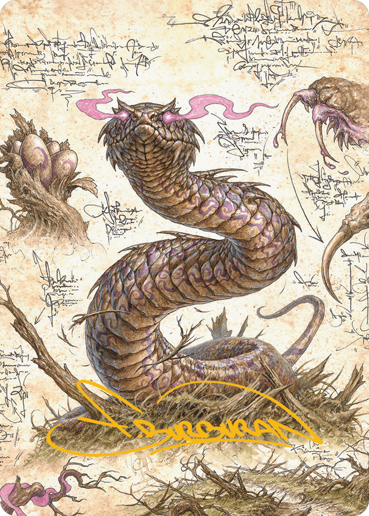 Rottenmouth Viper Art Card (Gold-Stamped Signature) [Bloomburrow Art Series] | Gamer Loot