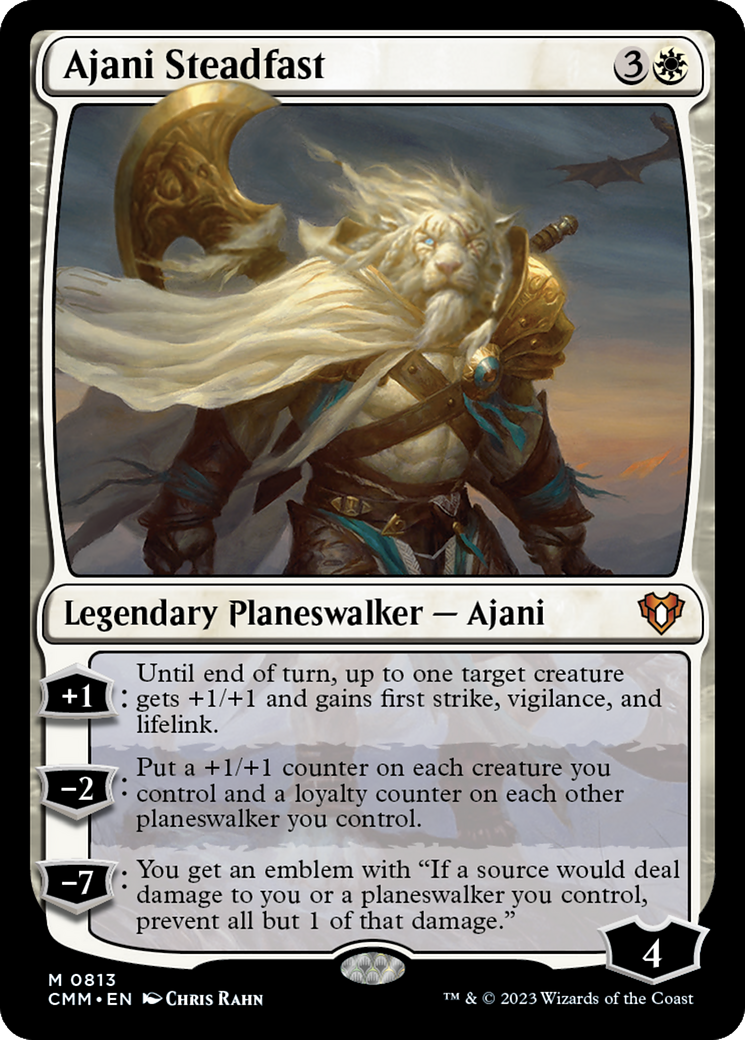 Ajani Steadfast [Commander Masters] | Gamer Loot