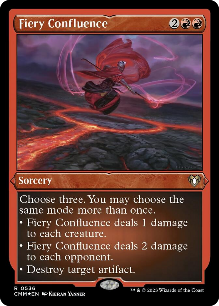 Fiery Confluence (Foil Etched) [Commander Masters] | Gamer Loot